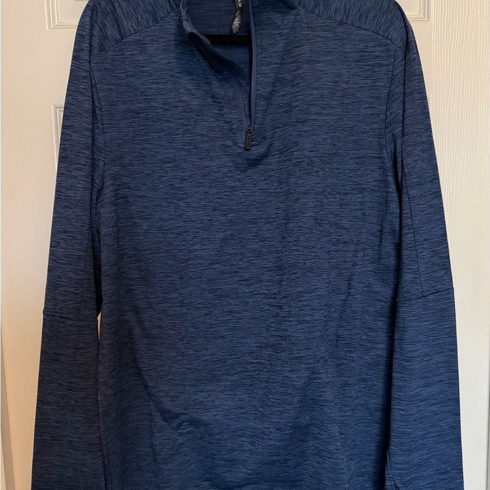 GAIAM Navy Blue Quarter-Zip Pullover